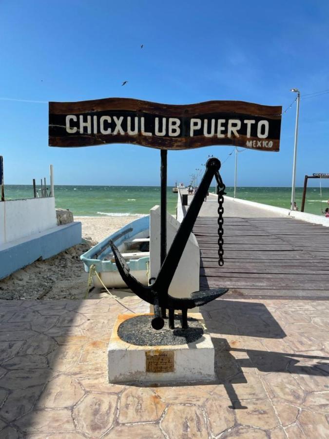 Villa Casa Con Piscina En Chixchulub A 100 M De La Playa Pueblo Pueblo Chicxulub Exterior foto