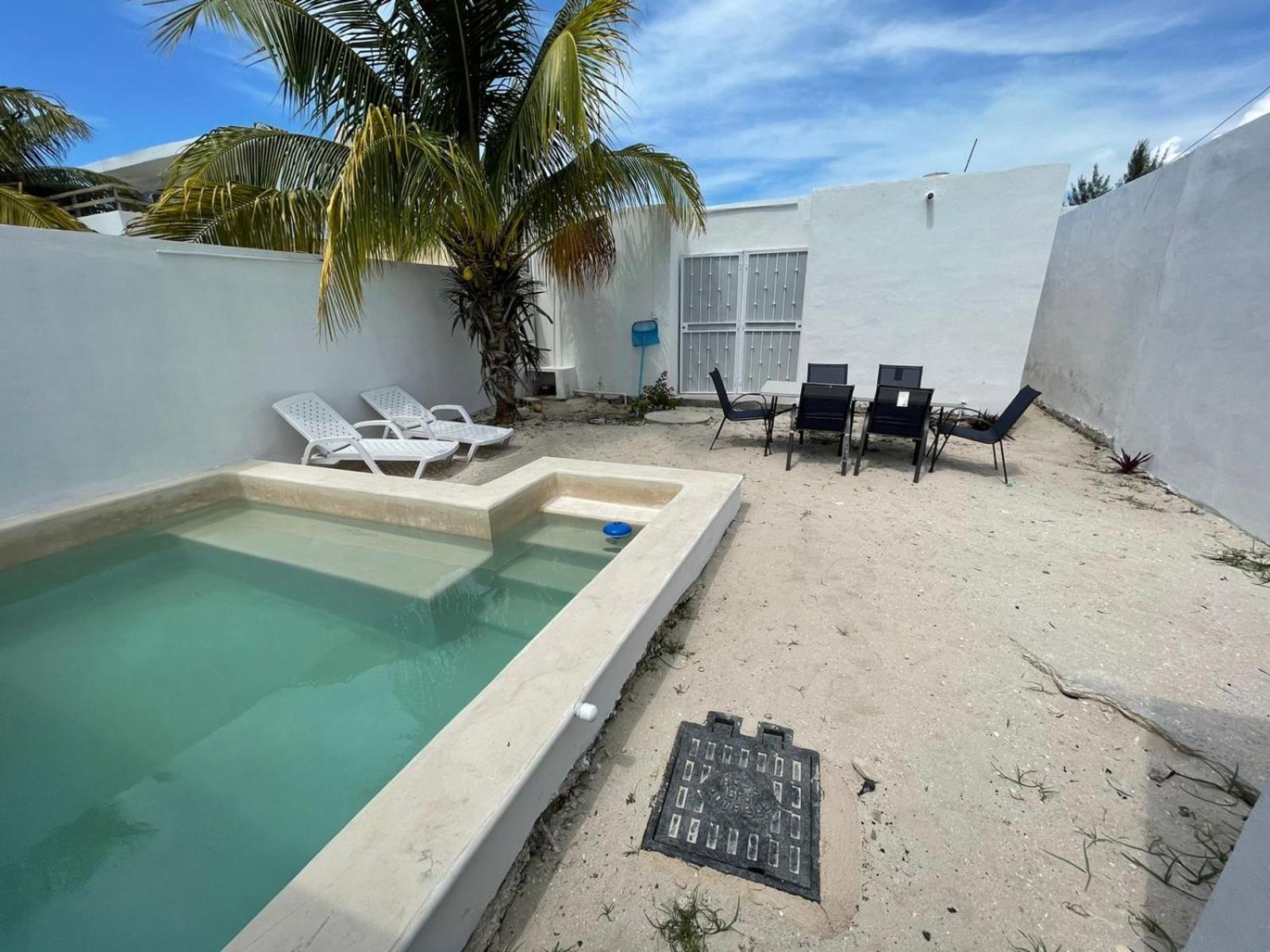 Villa Casa Con Piscina En Chixchulub A 100 M De La Playa Pueblo Pueblo Chicxulub Exterior foto